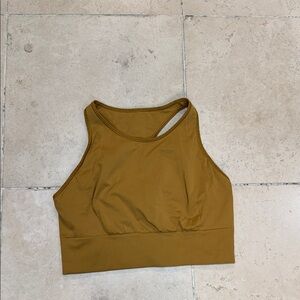 lululemon athletica Mustard Crop Top